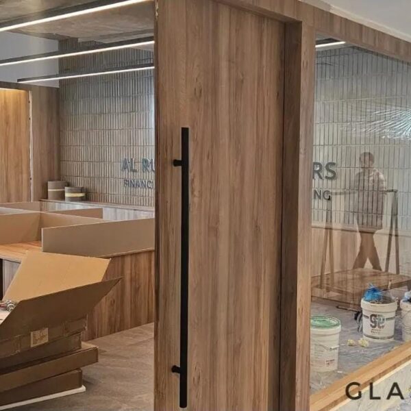 Office Space - Asma Tower: Custom glass solutions incorporated into the office layout, ensuring both style and durability in Asma Tower.