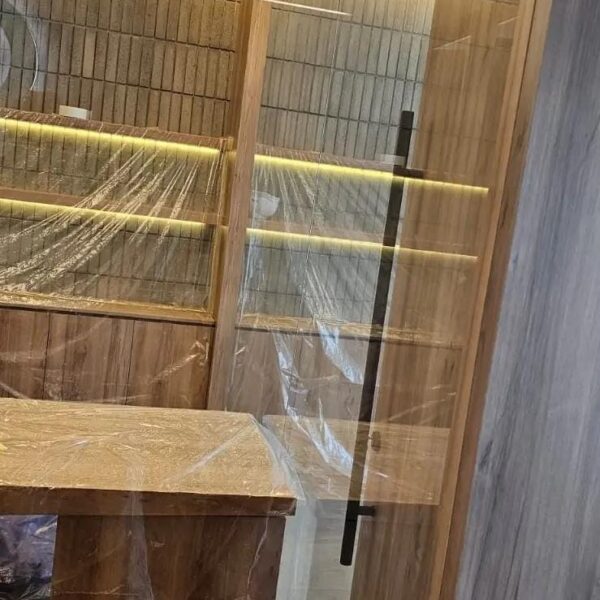 Office Space - Asma Tower: Modern glass partitions and windows offering clarity and elegance in a professional office setting.