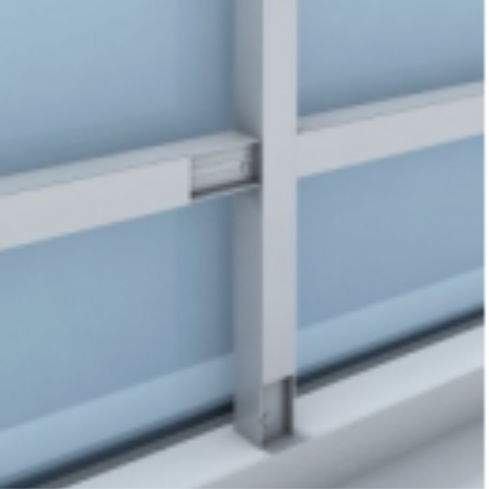 Modular Glass Partition GPC1415