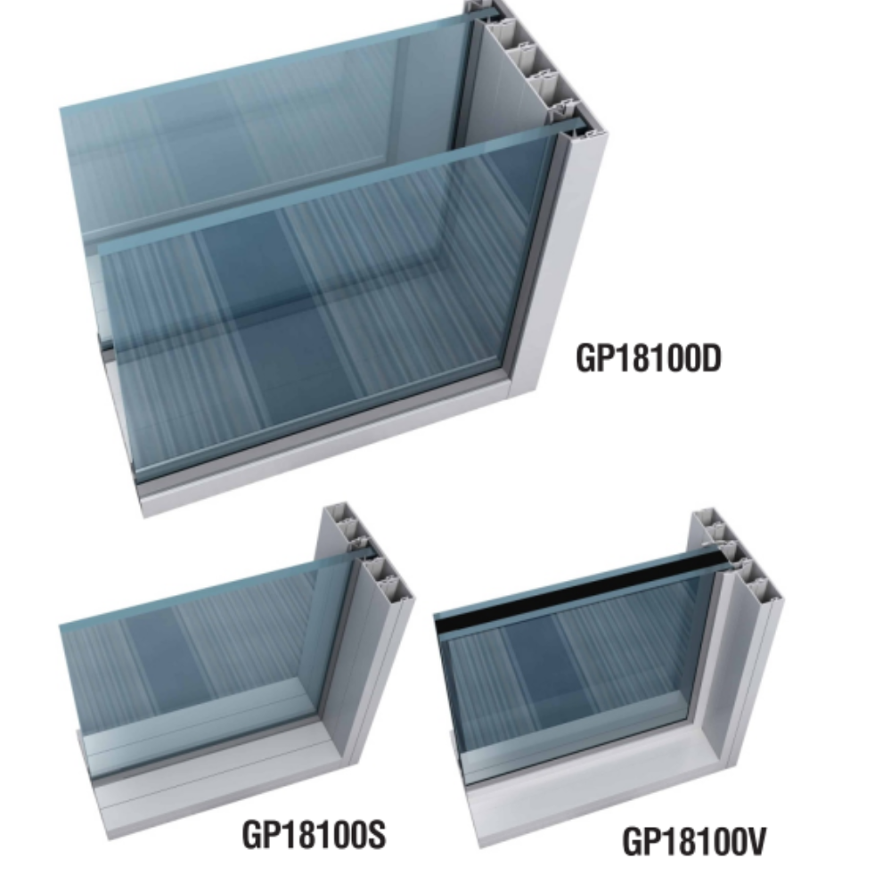 Modular Glass Partition GP18100 D/S/V